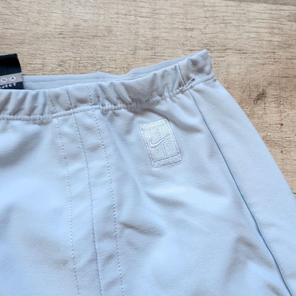 Vintage Nike Tennis Skirt Womens Medium M 8-10 Light Blue Athletic Slit - Picture 2 of 7